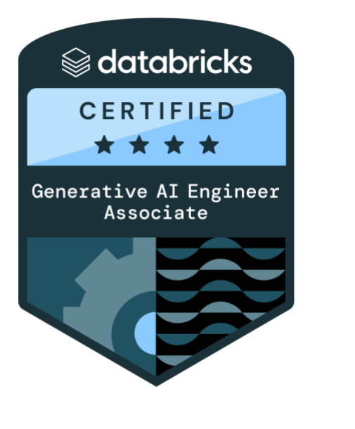 Databricks Certified Generative AI Engineer Associate badge